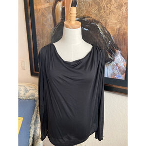 3.1 Phillip Lim Black Long Sleeve Tee L